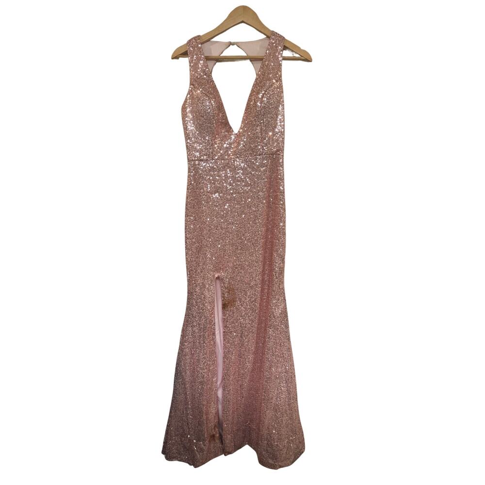 Rose Gold sequin dress